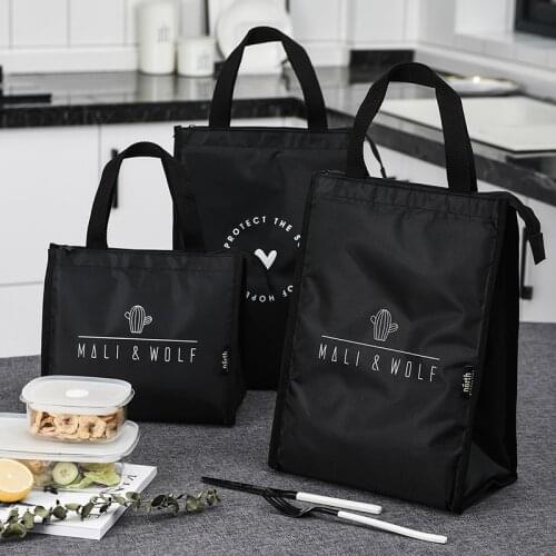 Portable Insulated Lunch Box Thermal Cooler Fashion Tote Picnic Storage Bag Pouch For Women Kids