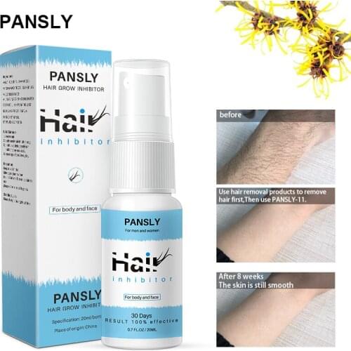 Permanent Stop Hair Growth Removal Inhibitor Serum Oil Spray Beard Bikini Intimate Legs Body Armpit Painless Facial Hair Remover
