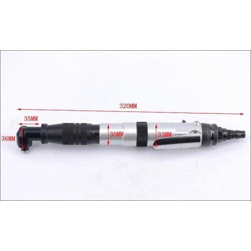 Preset automatic pneumatic air screwdriver, precision torque adjustment 90 degree clutch style screw driver