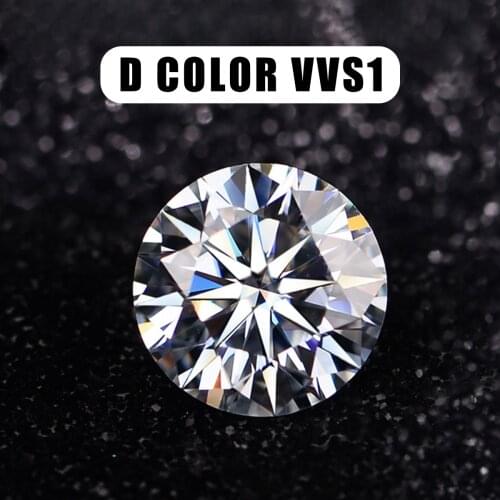 Flash Deal Real 0.1ct To 6ct D Color Loose Gemstones Moissanite Stones Jewelry Round Lab Diamonds For Moissanite Ring Loose Gems