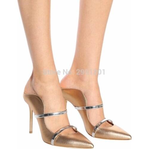 Luxury Shoes Women Designers Gold Pumps 10CM High Heel Casual Shoes