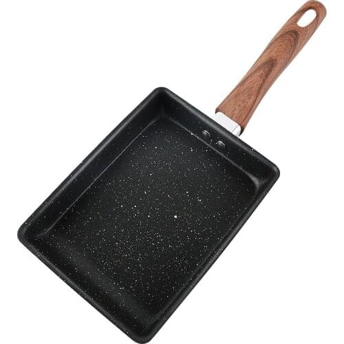 Japanese Style Small Frying Pan Yuzi Non Stick Pan Maifan Stone Pan Square Egg Pan Pan Pan Pan Thick Egg Pan