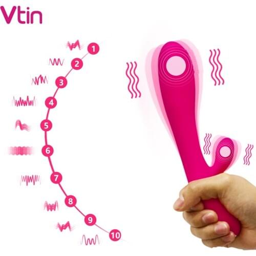 Vibrator Sex Toys For Woman Dual 30 Speed Vibrating Erotic Wand Sex Shop Stimulate Dildo Clit G spot Masturbation For Female