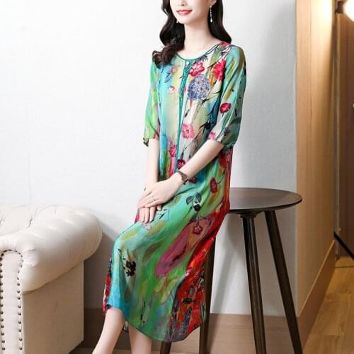 ZUOMAN Casual Print 4XL Plus Size Beach Dress Summer Vintage Elegant Floral Ramie Midi Dress Women Bodycon Party Vestidos