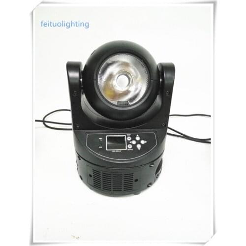 10pcs/lot 360 degree rotation light rgbw dmx mini moving head beam led moving head 60w