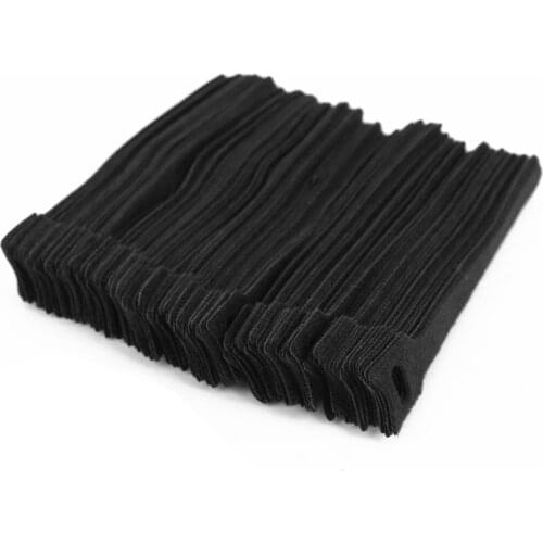 100 pcs adjustable black nylon cable tie L 15cm Reusable Drop Shopping