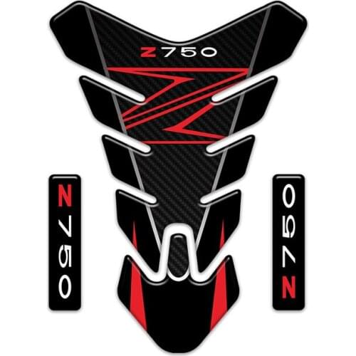 3D Motorcycle Tank Pad Protector Sticker Fish Bone Decal for Z900 Z800 Z750 Z650 Z300 Z250 Z125 Z1000 Z400