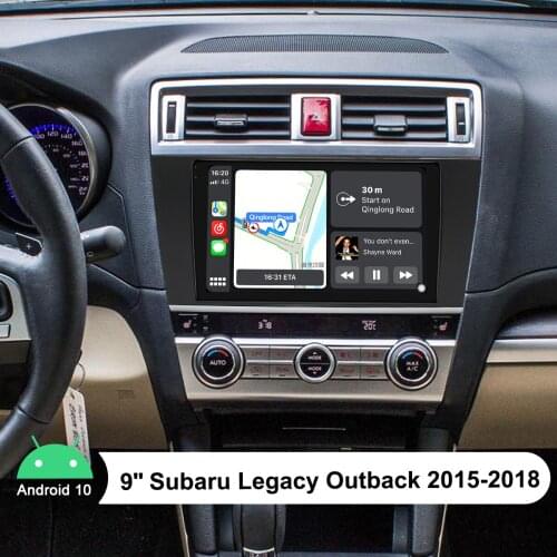 9 Inch Android 10 Car Stereo Multimedia Player Autoradio Carplay Reverse Camera For Subaru Legacy Subaru Outback 2015-2018 WiFi