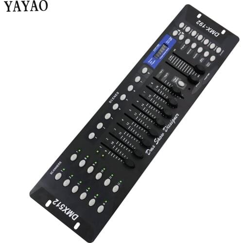 Free Shipping NEW 192 DMX Controller DJ Equipment 512 Console Stage Lighting For LED Par Moving Head Spotlights Controlle