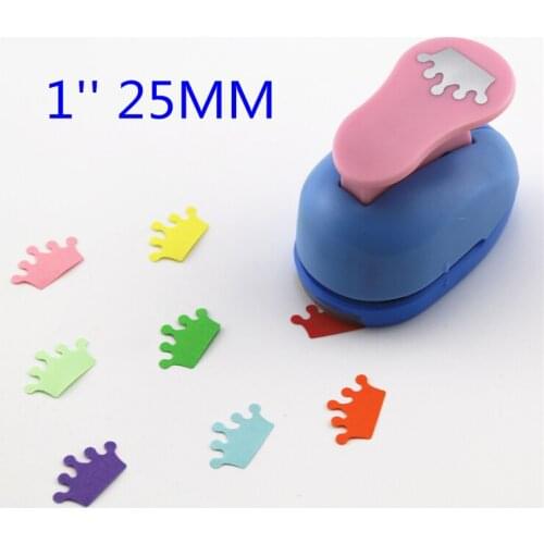 Free ship 1'' Crown paper cutter scrapbooking punches paper punch eva foam punch child diy craft punch scrapbook S293714S8563