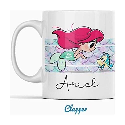 Clapper Cup Ariel. Princess Cup Disney. The Little Mermaid