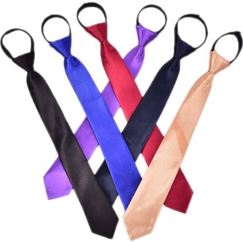 New Brand Children Men Girls Solid Neck Tie Easy To Wear For Students Kid Rope Tie Stage Performance Photograph Graduation