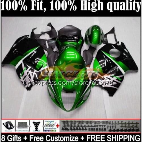 Injection For SUZUKI GSXR1300 Hayabusa 1996 1997 1998 1999 2000 2001 20CL.100 gloss green GSXR-1300 CC 02 03 04 05 06 07 Fairing