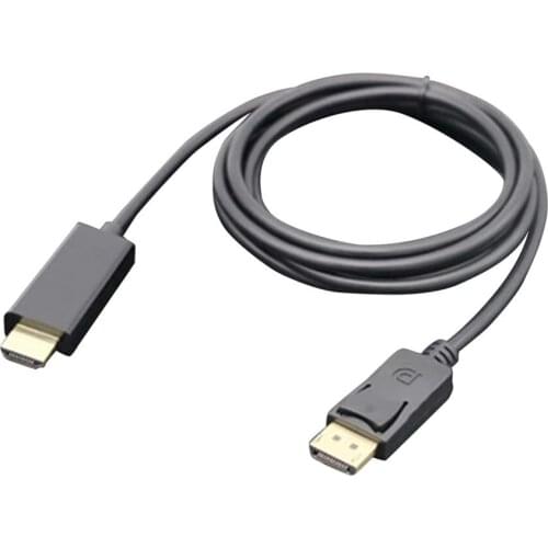 Super Long 1.8 Meters Display Port DP Male to HDM Cable Adapter Converter Cable 4K Laptop PC HD TV Converter