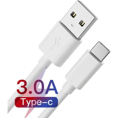 USB C Cable For Samsung S20 S21 Huawei P40 Pro USB Type C 3A Fast Charging Wire Cord USB-C Charger for Xiaomi Redmi Note Cable
