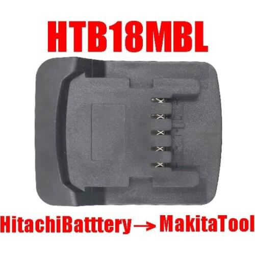 Dawupine HTB18MBL Adapter Converter Can use Hitachi 18V Li-ion Battery BSL1830 on Makita 18V Lithium Electrical Power Tool