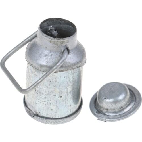Doll Toys 1/12 Dollhouse Miniature Milk Jug with Lid Bottle Furniture Accessories