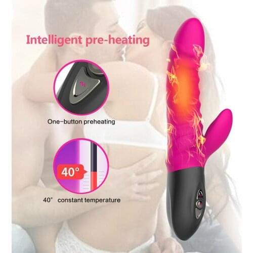 Magnetic Pulse Automatic Thrusting Dildo Vibrator Sex Protuct for Woman Heating Penis Wand Massager Sexual Toys