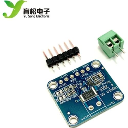 MCU-219 INA219 I2C interface zero drift bidirectional current/power monitoring sensor module