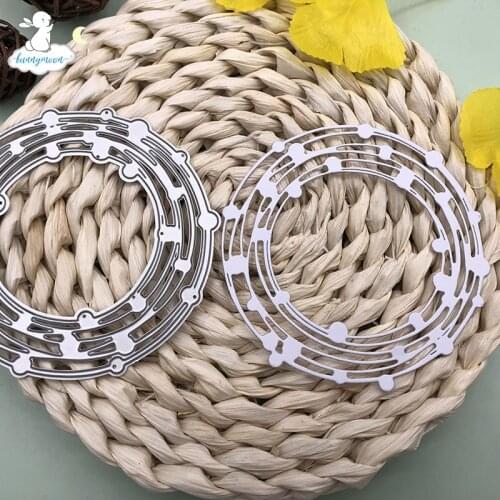 Bunnymoon Dot Metal Cutting Dies Stencils For Scrapbooking Photo Album Decoration Embossing Paper Card Craft