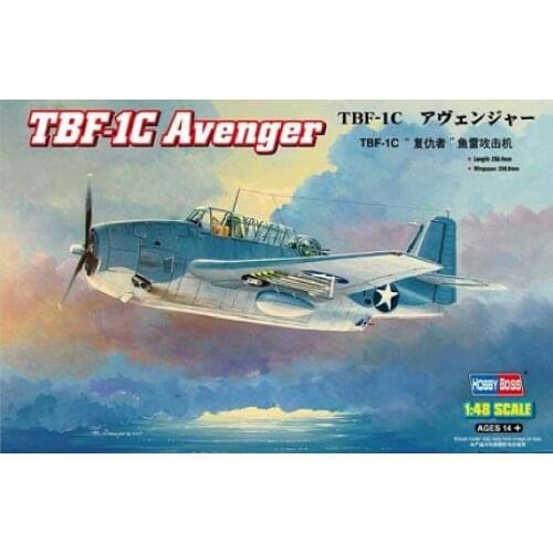 Hobbyboss 80314 1/48 Scale TBF-1C Avenger Model Kit