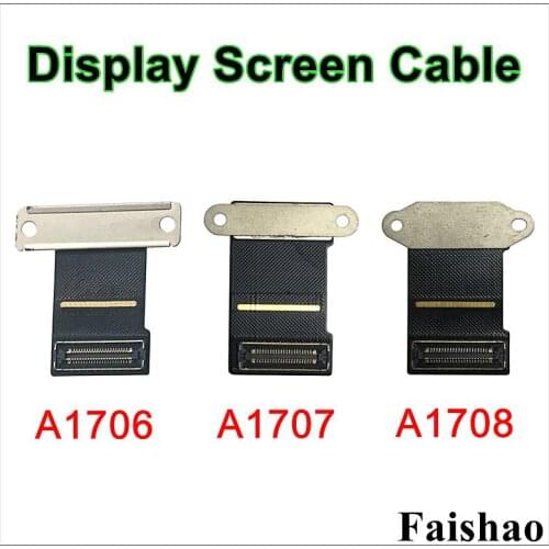 New Original Replace LCD LED LVDs Display Screen Flex Cable for Macbook Pro Retina 13" 15" A1706 A1707 A1708 2016 2017 Year