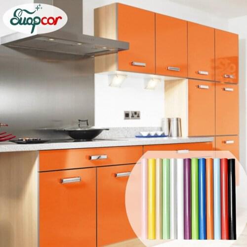 Old Cabinet Renovation Wallpaper PVC Kitchen High Temperature Oil Proof Wall Sticker Cooktop Cupboard Waterproof Decorative Film