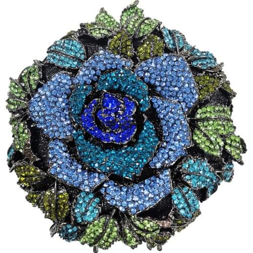 Multi Colors Luxury Wedding clutch Bag Party crossbody Bags Diamond Wallet Evening Crystal Clutch Bag Female Sparkly hand Bag