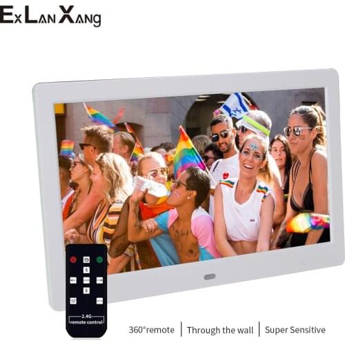 Christmas Gift 10 Inch Definition Picture Multimedia Player MP3 MP4 Alarm Clock Gift Digital Photo Frame 2.4G Remote Control