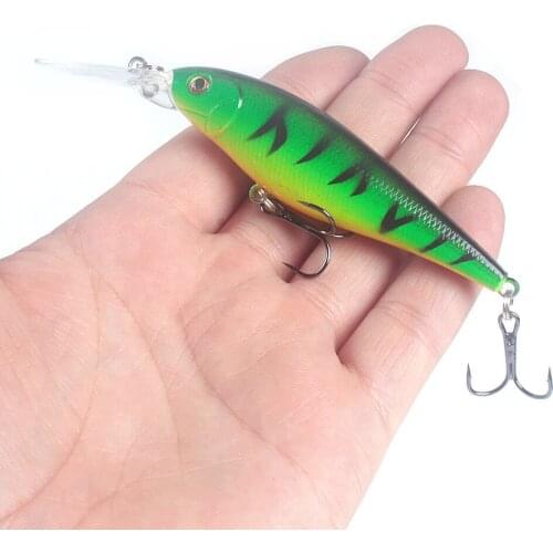 1PCS Minnow Fishing Lure 11cm/10g Floating Long Tongue Hard Bait Wobbler Jig Bait Crankbait Carp Artificial Pesca Fishing Tackle