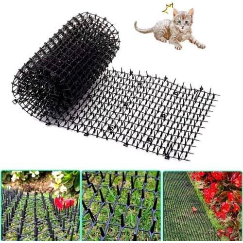 Garden Anti-cat Net Plastic Prevent Cat Thorn Mat Vegetable Garden Plant Protection Mesh Multi-function Protective Net 30*200cm