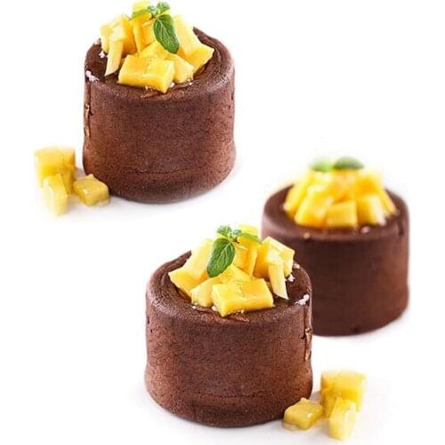 Column Shaped Silicone Mousse Mold Pudding Jelly Chocolate Moulds French Dessert Baking Form Tray Cake Decorating Tool