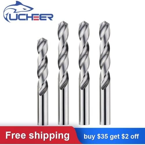 UCHEER 1pc Tungsten steel twist drill bit Integral alloy carbide tungsten steel alloy bit