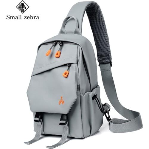 USB Charge Port Earphone Jack 9.7 inch iPad Chest Bag For Travel Work Business Splashproof Oxford Small Crossbody Bag