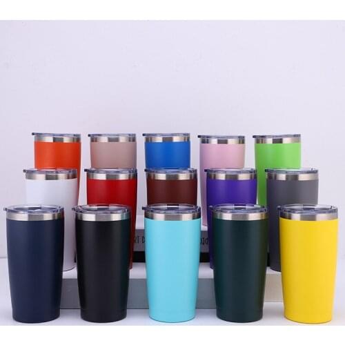 Stainless Steel Vacuum Insulated Cups Large Capacity Double Wall Thermal Mug with Lid
