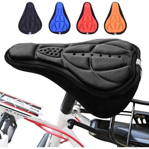 Bicycle Saddle High Density Sponge Mountain Bike Saddle Cover Unisex Shockproof Road Bicycle Seat Cushion Pad Accessories