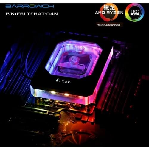 Barrowch PC water cooling Radiator cpu cooler processor Water Block for AMD RYZEN THREADRIPPER x399 FBLTFHAT-04N