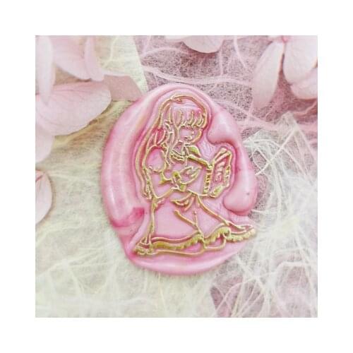 Wax Seal cow Stamp crystal Classic Sealing Wax Seal Stamp Decorative cat rose Animal Wedding Invitation Antique Stamp gifts