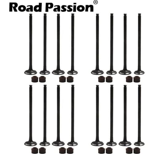 Road Passion Motorcycle Engine Parts Valve Stem & Oil Seal Kit For Kawasaki ZX400 ZZR400 1989-1994 ZX500 ZZ-R500 ZZR500 1990