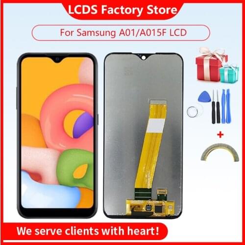 AAA Quality 5.7" LCD For Samsung Galaxy A01 A015 LCD Display Touch Screen Replacement Digitizer A015F A015G A015DS