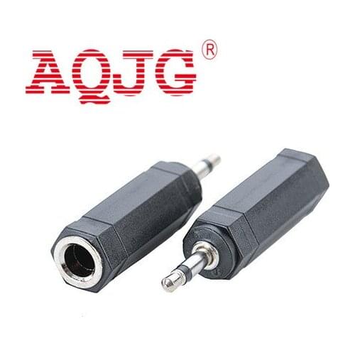 1pcs Hot Sale 6.5 to 3.5 Earphone Adapter 3.5mm to 6.5mm Male to Female Stereo Socket Audio Converter