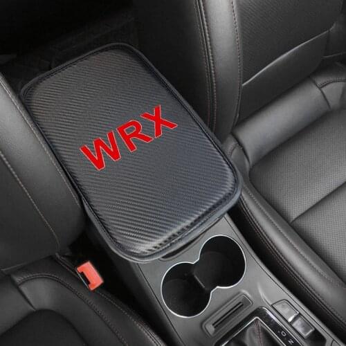 1pcs Auto Seat Armrests Storage Protection Cushion For Subaru WRX Impreza Forester Tribeca XV BRZ Car Armrest Pad Covers