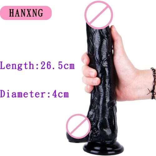 26.5cm Long Dildofor Women Masturbation Dildosex Realistic Penises Powerful Sucker Cup Dildos Flexible Plug Sex Toys Shop