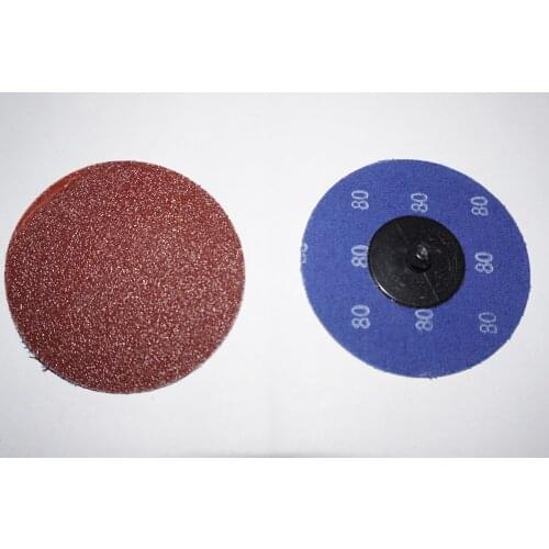 48pcs 3" Grit60 80 120Roll Lock A/O R Type Quick Change Sanding Disc