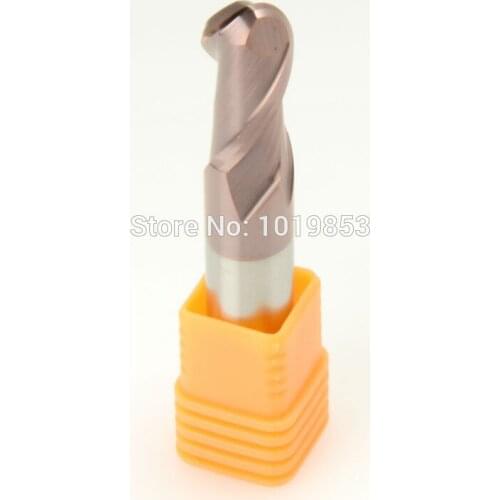 5pcs SLONS S300-R3x6x50L HRC55 tungsten solid carbide BALL NOSE end mill for steel or copper