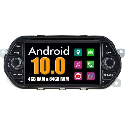 RoverOne Car Radio Navigation For Fiat Tipo Egea 2015 2016 2017 Android 10 Octa Core 4G+64G DVD Bluetooth Multimedia Player