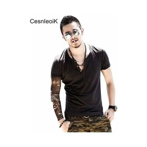 Мужские летние футболки CESNLEOIK China At AliExpress