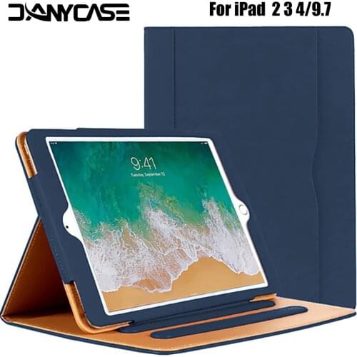 IPad 9.7 Case Flip Cover For iPad Air 1 Air 2 2017 2018 For iPad 2 3 4 For iPad 7th Gen 10.2 Tablet Shell Stand Protection