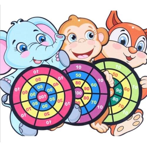 Childrens target throwing dart board sticky ball self-adhesive disk set indoor and outdoor boys and girls sports toys darts