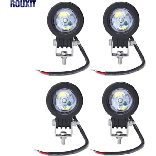 4pcs 10W Spot led work light 12V led tractor offroad work light bar off road 4X4 car ATV motorcycle work light fog lamp